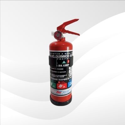 Extintor 1 Kilo - Extintor Polvo Quimico Seco PQS ABC 01 Kilo