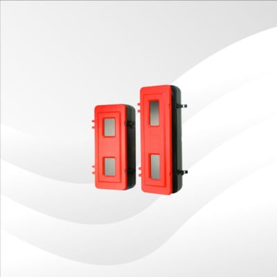 GABINETE POLICARBONATO PARA EXTINTOR POLVO QUIMICO SECO 10 KG