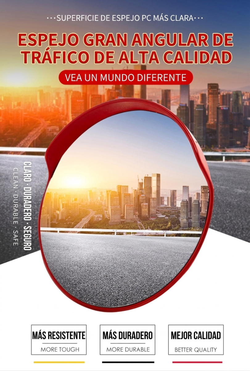 ESPEJO CONVEXO PARA EXTERIOR 80CM4