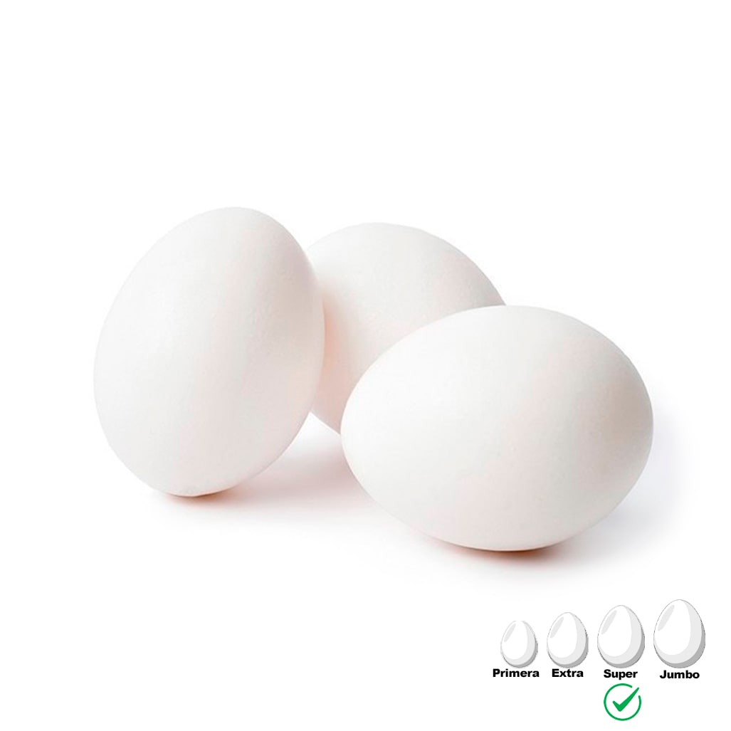 Huevos de Campo Blancos Super1