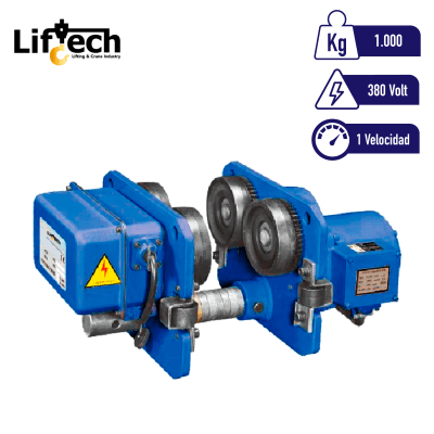 CARRO ELECTRICO 380V AMET 1000Kg, 1Vel1