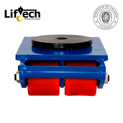 TANQUETA O PATIN DE CARGA Plato giratorios(RSA) 6Ton1