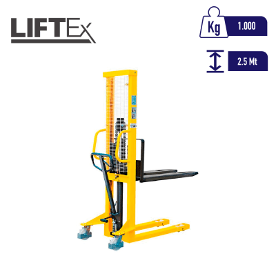CARGADOR O APILADOR FRONTAL Marca LIFTEXMANUAL 1000KG-2.5M1