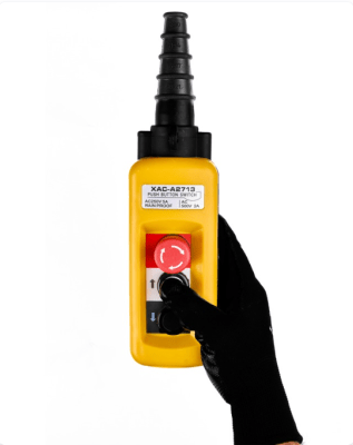 Botonera para winches 2P-1vel+stop 380V1