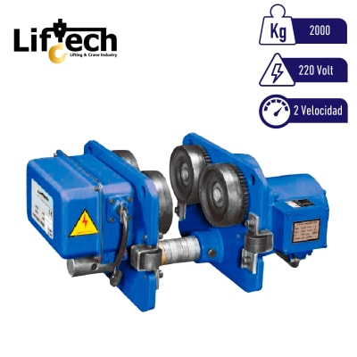 CARRO ELECTRICO 220V AMET 2000Kg, 2Vel1