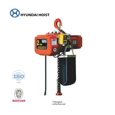 TECLE ELECTRICO HY 380V 2000KG 2 RAMAL 1VEL1