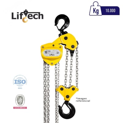 TECLE MANUAL DE CADENA STANDARD 10000Kg