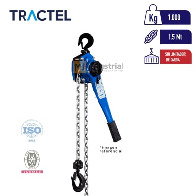TECLE DE PALANCA BRAVO SIN LIMITADOR 1000Kg
