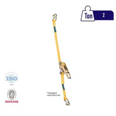 ESLINGA TIPO RATCHET 2x 9m (2Ton)