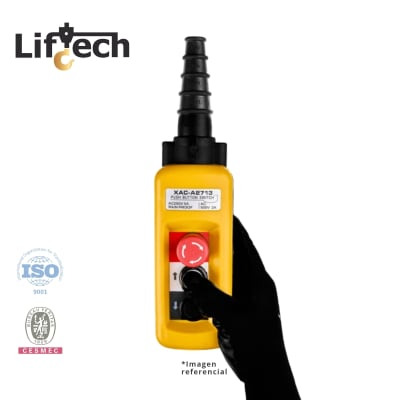 Botonera para winches 2P-1vel+stop 380V