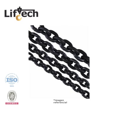 CADENA DE ACERO NEGRO G80  7x21