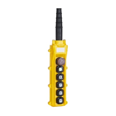 BOTONERA CUADRARA PARA TECLES ELECTRICOS 4P-1vel + on/stop 