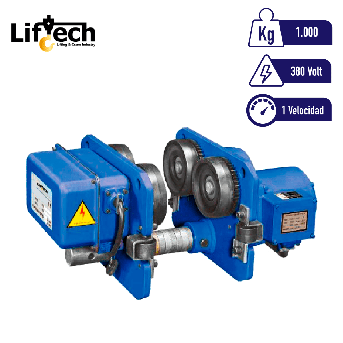 CARRO ELECTRICO 380V AMET 1000Kg, 1Vel 0