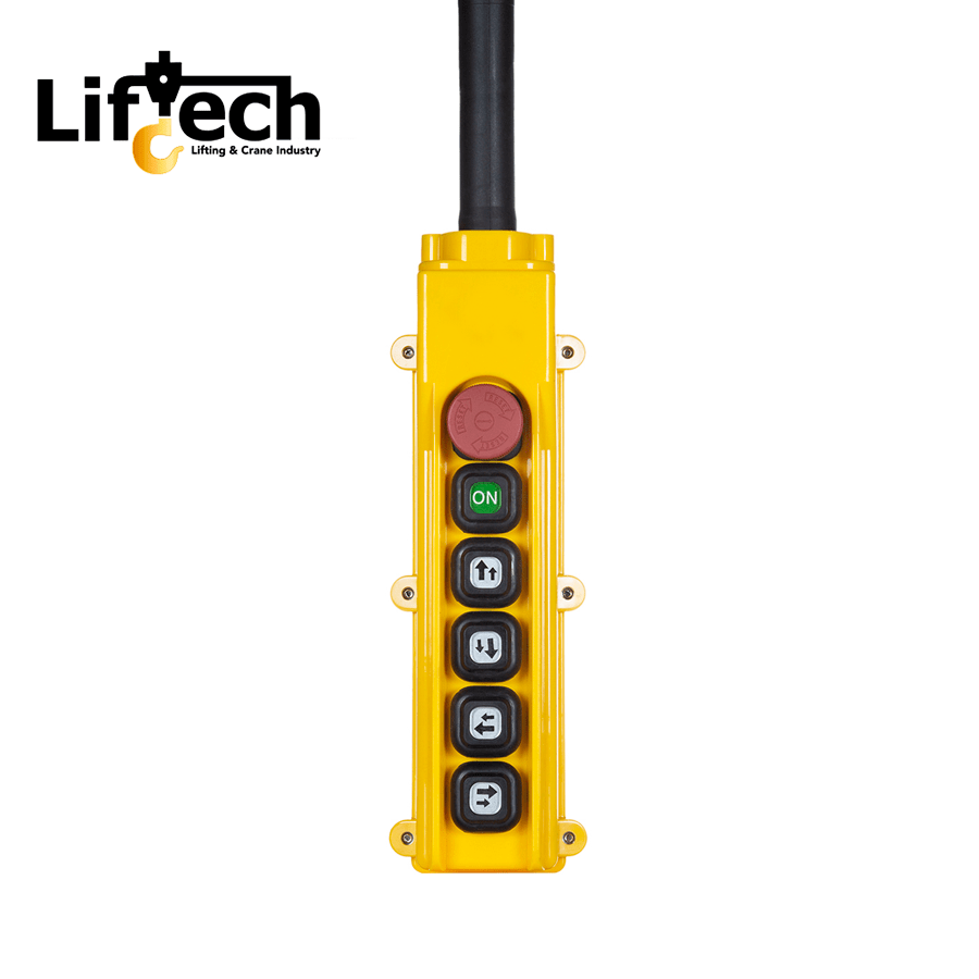 BOTONERA CUADRARA PARA TECLES ELECTRICOS 4P-2vel + on/stop  0