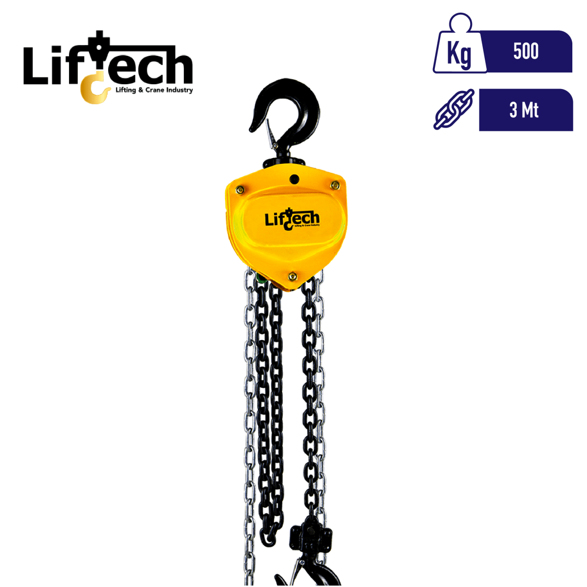 TECLE MANUAL DE CADENA STANDARD 500Kg1