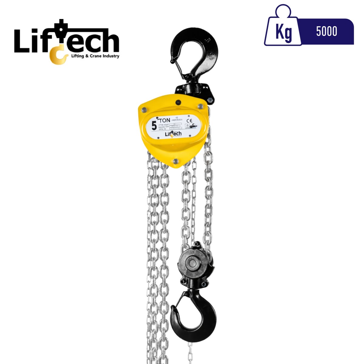 TECLE MANUAL DE CADENA STANDARD 5000Kg 0