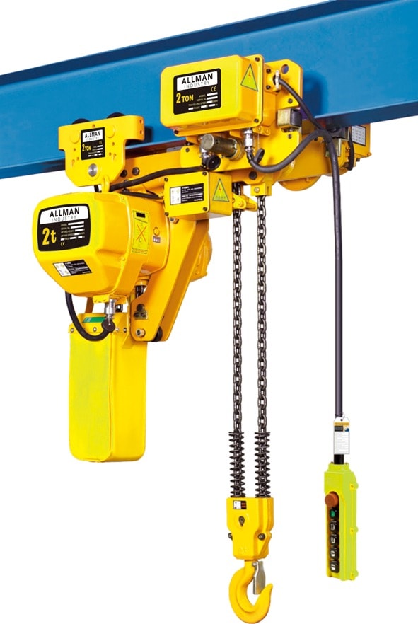 Tecle Electrico cabeza baja 380V, 2000Kg, 1V 0