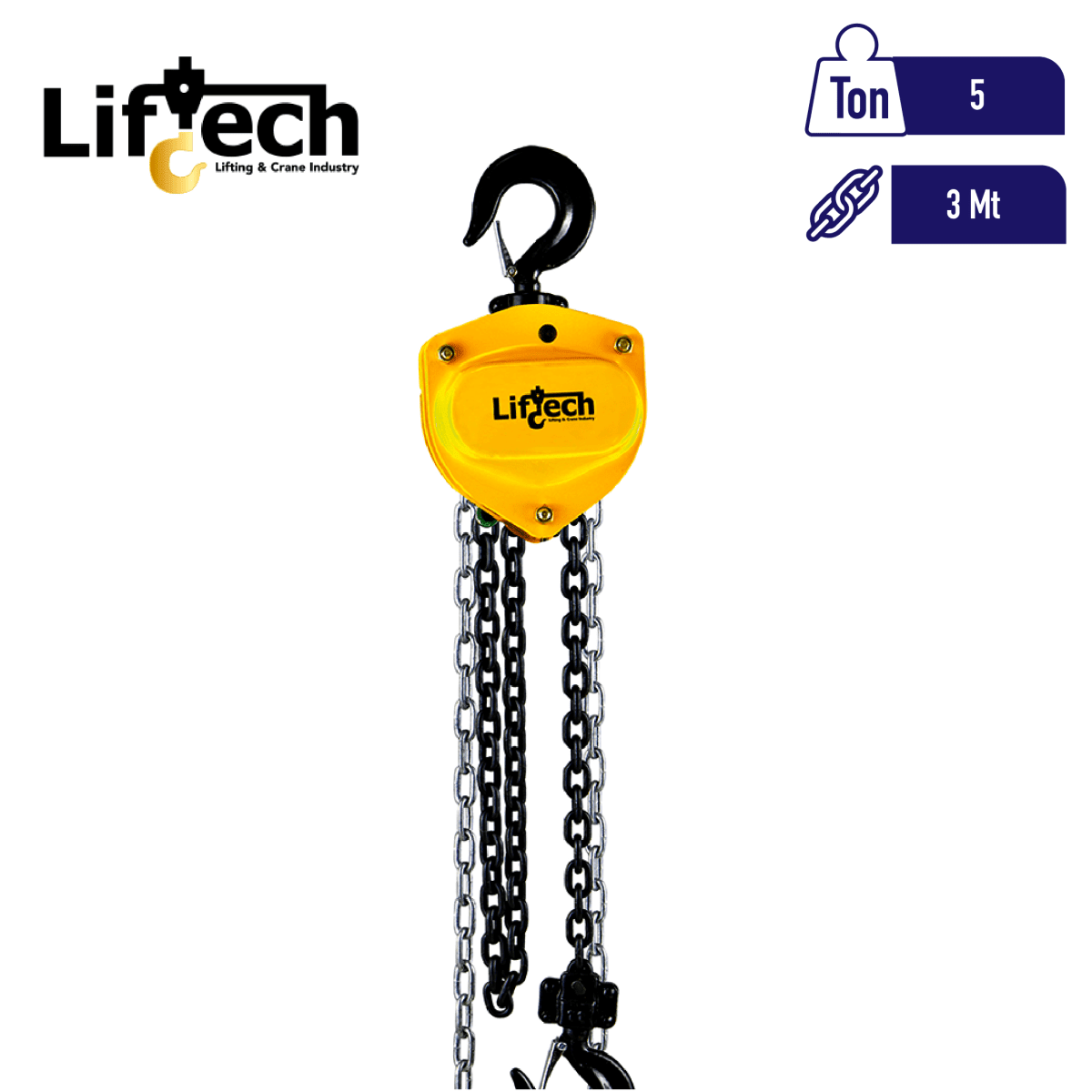 TECLE MANUAL DE CADENA STANDARD 5000Kg 0