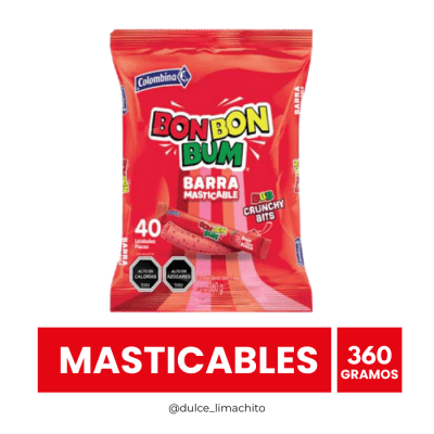 MASTICABLES CRUNCHY FRESA 360 GR1