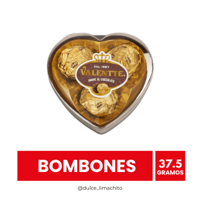 BOMBONES VALENTTE CORAZON 37.5 GR1