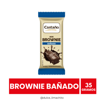 BROWNIE CASTAÑO BAÑADO 35 GR1