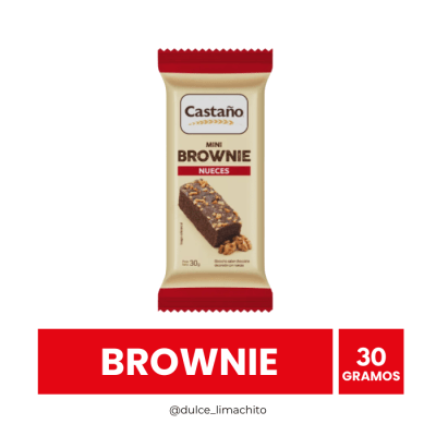 BROWNIE CASTAÑO NUECES 30 GR1