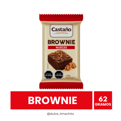 BROWNIE CASTAÑO NUECES 62 GR1