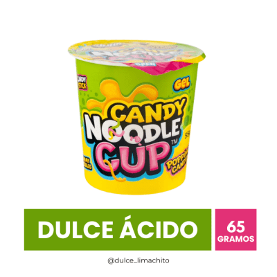CANDY NOODLE CUP SOUR 65 GR1