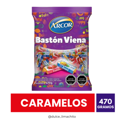 CARAMELO BASTON VIENA 470 GR1