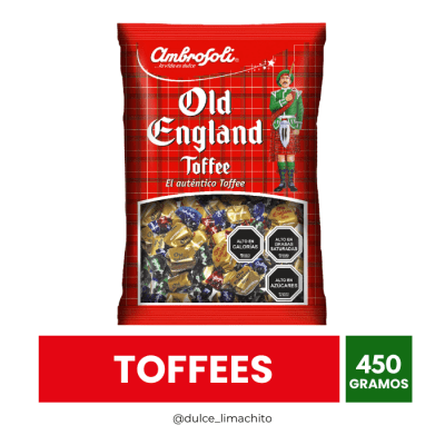 CARAMELO OLD ENGLAND TOFFEE 450 GR1