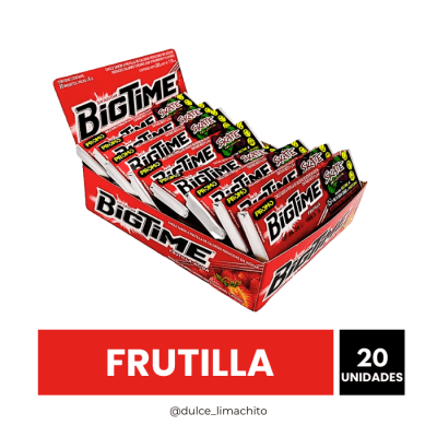 CHICLE BIGTIME FRUTILLA DISPLAY 20 UNIDADES1