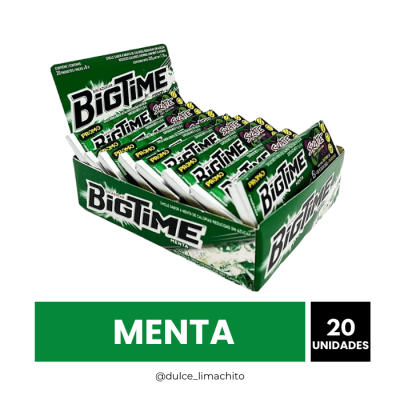 CHICLE BIGTIME MENTA DISPLAY 20 UNIDADES1
