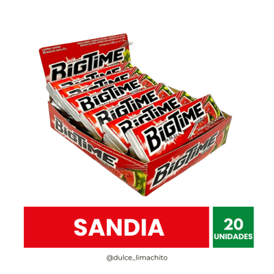 CHICLE BIGTIME SANDIA DISPLAY 20 UNIDADES1