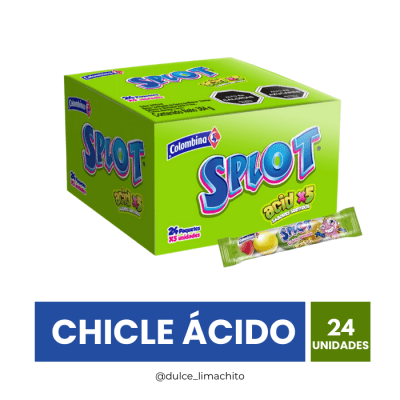 CHICLE SPLOT ACIDO DISPLAY 24 UNIDADES1