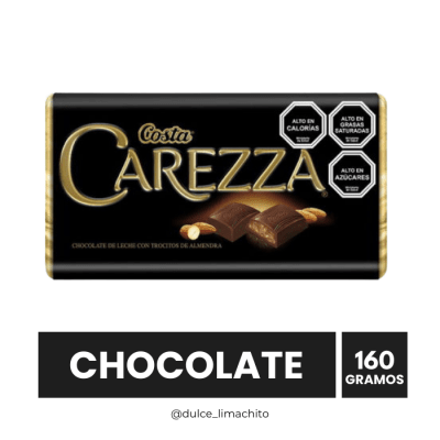 CHOCOLATE CAREZZA ALMENDRAS 160 GR1