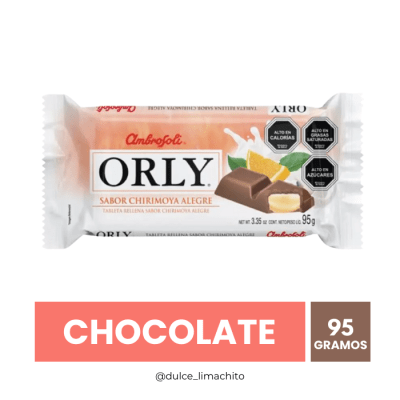 CHOCOLATE ORLY CHIRIMOYA ALEGRE 95 GR1