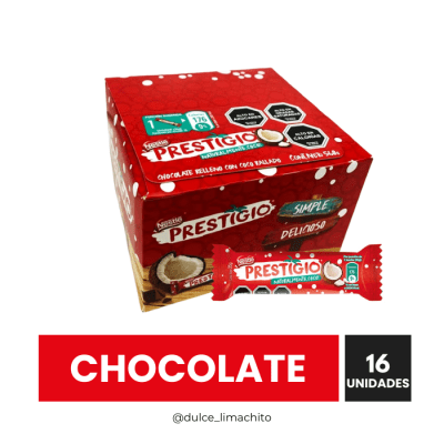CHOCOLATE PRESTIGIO INDIVIDUAL CAJA 16 UNIDADES 35 GR1