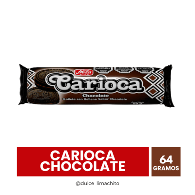 GALLETA CARIOCA CHOCOLATE 64 GR1
