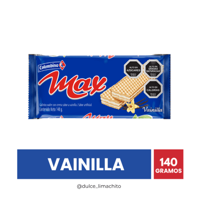 GALLETAS MAX VAINILLA 140 GR1