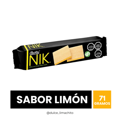 GALLETA NIK SABOR LIMÓN 71 GR1