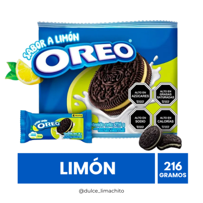 GALLETA OREO LIMON PACK 6 UNIDADES 36 GR1