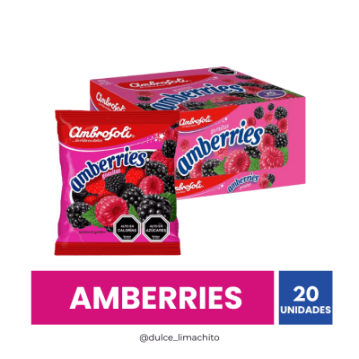 GOMITAS AMBERRIES CAJA 20 UNIDADES 25 GR1