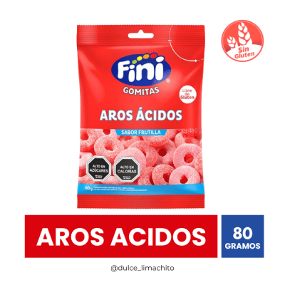 GOMITAS FINI AROS ÁCIDOS 80 GR1