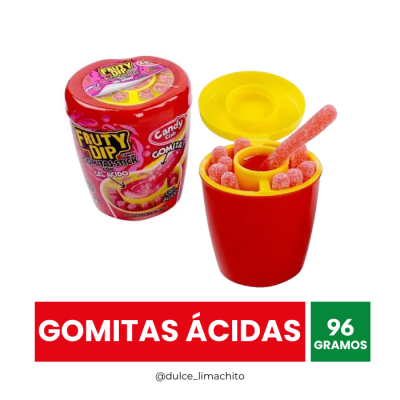 GOMITAS FRUTY DIP GEL ACIDO 96 GR2
