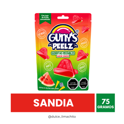 GOMITA PELABLE SABOR SANDIA 75 GR1