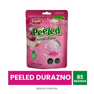 GOMITAS PEELED SABOR DURAZNO 85 GR1