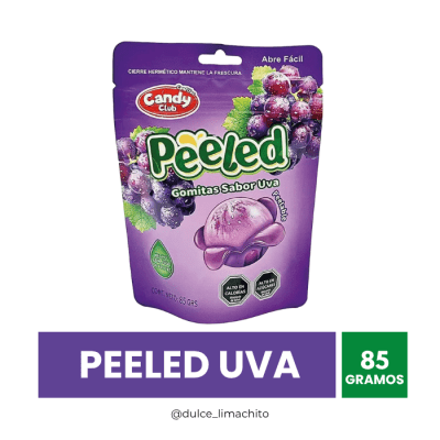 GOMITAS PEELED SABOR UVA 85 GR1