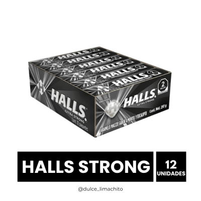 HALLS STRONG DISPLAY 12 UNIDADES1