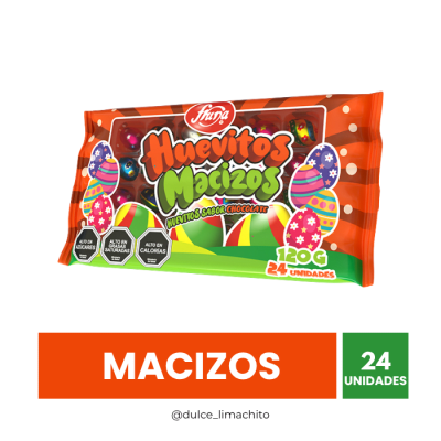 BANDEJA 24 HUEVITOS MACIZOS FRUNA 120 GR1