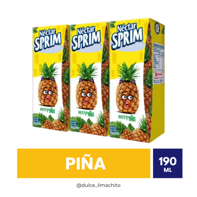 TRIPACK JUGO SPRIM PIÑA 190 ML1